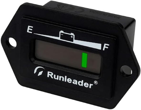 Runleader 36V Battery Fuel Gauge Meter,Battery Level Meter,Lead Acid Battery Applicably,Single & Multiple Screen Display for Golf Cart Club Car Fo...