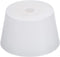 MECCANIXITY Silicone Rubber Tapered Plug 44mm to 55mm with Hole White for Powder Coating, Painting, Anodizing, Plating, Sandblasting, Laboratory U...