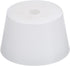 MECCANIXITY Silicone Rubber Tapered Plug 44mm to 55mm with Hole White for Powder Coating, Painting, Anodizing, Plating, Sandblasting, Laboratory U...
