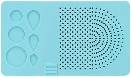 Guide Quilling Board, 6.1x3.6inch Quilling Tool Quil Board with Pins Storage Box, 20 Roots Needle Plate DIY Grid Tool for Paper Crafting...