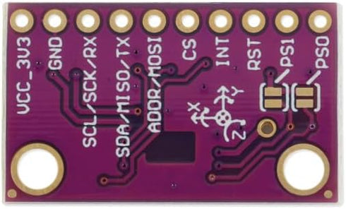 BNO080 Nine Axis Sensor Module BNO085 AR VR High Accuracy Accelerometer Gyroscope Magnetometer 9DOF AHRS IMU......