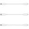 MSTJRY 3 Pack 10 Inch Short lPhone Cord to USB-C, 20W Fast Charging Cable Fast Charging Station, White...