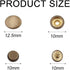 24 Sets Leather Snaps Fasteners Kit, BetterJonny 12.5mm Heavy Duty Metal Snap Buttons Press Studs Leather Rivets Snaps with 4 Setter Tools for Clo...