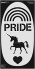 Stencil1 - Pride Makeup Stencil Durable Quality Reusable Stencils United States Stencil America for Parades, Parties and more!...