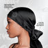 Evolve Satin Wrap Scarf, Black...