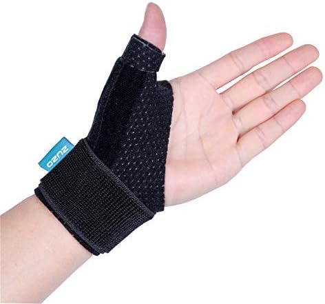 Compression Reversible Thumb & Wrist Stabilizer Splint(Improved Version) for BlackBerry Thumb, Finger, Pain Relief, Arthritis, Tendonitis, Spraine...
