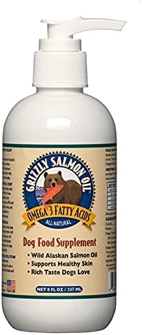 Grizzly Pet Products GRIZZLY PET-Salmon Oil For Dogs 8 oz.Pump SINGLE...