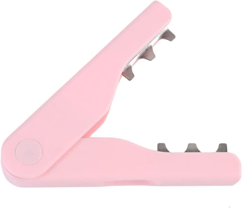 Pink Professional Rose Thorn and Leaf Stripping Tool, Flower Thorn Stripper, Rose Pliers Thorn Remover Cordless Trimmer for Gardening Flower Arran...