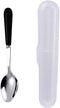 Grapefruit Spoons with Round Serrated Edges for Citrus Kiwi Dessert, Stainless Steel, Ceramic Handle, Storage Box (Black)...