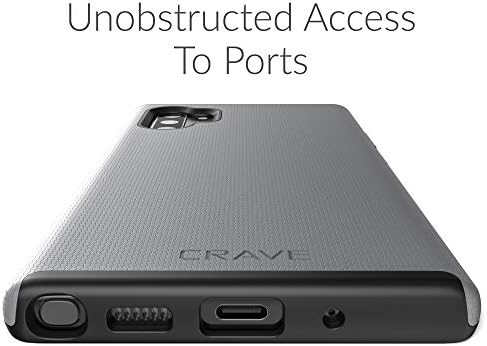 Crave Note 10+ Case, Dual Guard Protection Series Case for Samsung Galaxy Note 10 Plus - Slate...