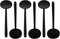 6 Pcs Black Handheld Eye Occluder, Plastic Vision Optics Optometry Instrument for Eye Chart Exam Vision Test...