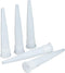 30pcs Plastic Caulking Gun extender Caulk Nozzle Tip Tool for Sausage Caulking Gun, Caulk Nozzles Applicator, Easy To Use, White,ZUOFANG...
