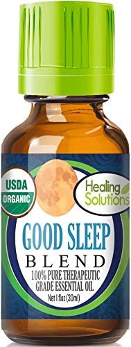 Healing Solutions Oils - 1 oz Sleep Essential Oils for Diffuser, Relaxation, Organic, Pure, Undiluted, Dream Essential Oil Blends - 30 ml - Essent...