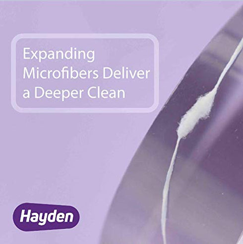 Hayden Expanding Dental Floss. Expands To Clean Between Tight Teeth. 6 Pack Value. Fresh Feeling Polar Mint Woven Floss. Anti Tartar Actives for G...