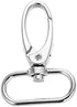 1-inch Silver Curved Lobster Clasps Swivel Trigger Clips Snap (Pack of 20)...