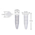 stonylab Micro Centrifuge Tubes, 0.5ml Polypropylene Graduated Clear Plastic Centrifuge Vials with Flat-Top Snap Cap, Pack of 500 (0.5ml, 500 Pack...