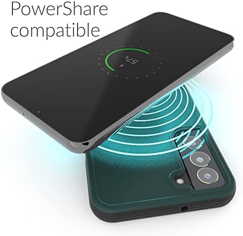 Crave Slim Guard for Galaxy S22+ Case, Shockproof Case for Samsung Galaxy S22+, S22 Plus (6.6 inch) - Forest Green...