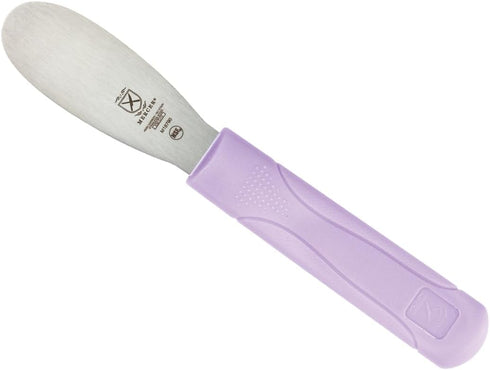 Mercer Culinary Millennia Plain Edge Spreader, 3.5 Inch Blade, Purple Handle...