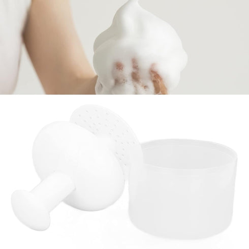 Face Foam Maker, Rich Cream Foamer Skincare Tools Facial Cleanser Foam Cup Portable Plastic Whip Bubble Maker Face Wash Foamer Cup Facial Skin Cle...