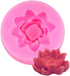 Pink Lotus Flower Silicone Molds,Fondant Candy Making Chocolate Molds,for DIY Cupcake Cake Topper Decoration Pastry and Baking Molds Bakeware...