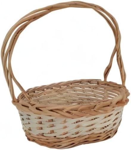 Wald Imports Brown Willow Decorative Storage Basket...