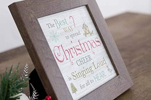 Summer Snow The Best Way to Spread Christmas Cheer Buddy The Elf Saying Quote Movie Framed Decor Art Picture Sign...