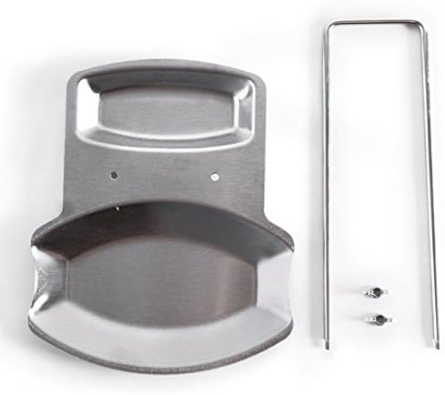 Yiffee Storage Rack (Stainless Steel), Kitchen Utensil Storage Rack, Spoon Rest, Lid Holder, 7.8x6.1x7.8 inches, 0.5 lb, Rust Resistant, Dishwashe...