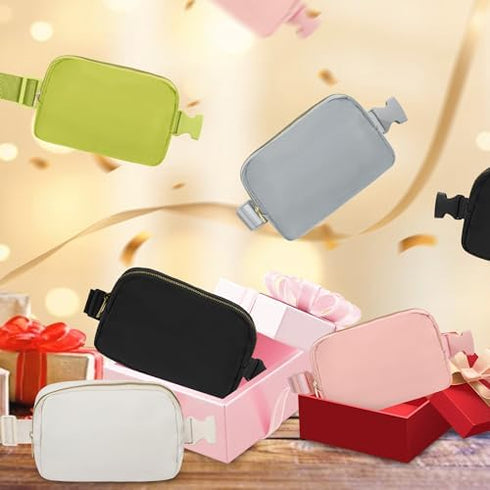 Waist Pack for Running Fanny Pack for Women and Men Gift Crossbody Belt Bag Bum Bag with Adjustable Strap for Sports for Men and Women Black...