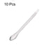 uxcell Micro Scoop 105mm Stainless Steel Reagent Sampling Lab Spoon Spatulas for Laboratory 10Pcs...