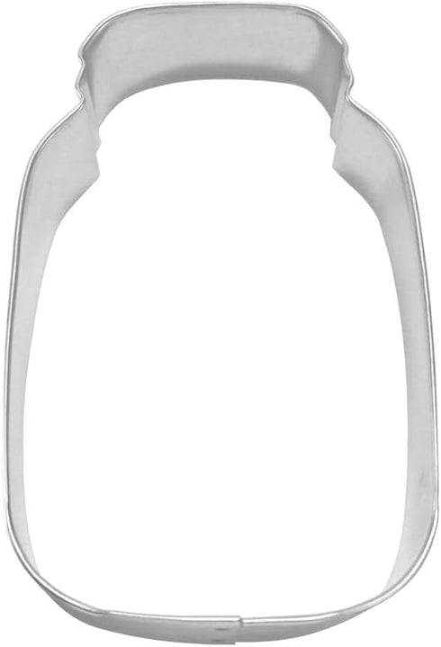 Mason Jar 4.5 Inch Cookie Cutter from The Cookie Cutter Shop – Tin Plated Steel – Made in the USA...