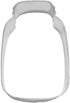 Mason Jar 4.5 Inch Cookie Cutter from The Cookie Cutter Shop – Tin Plated Steel – Made in the USA...