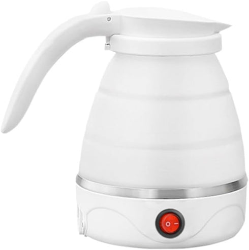 Travel Collapsible Electric Kettle, Silicone Collapsible Heating Water Boiler, Portable Tea Kettle for Coffee Fast Water Boiling Pot with Separabl...