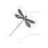 4Pcs Silver Dragonfly Hair Clip,Wedding Retro Antique Barrette,Bridal Headdress Head Wear Styling Hair Accessories for Girls Ladies Bobby Pins Hai...