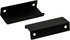Black Back Mount Finger Edge Pull Concealed Handle for Kitchen Cabinet Drawer 80mm/3.15" Black Set of 6...
