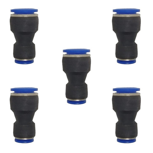 zjxed 16mm OD x 10mm OD Pneumatic quick Connector Push to Connect fittings Straight reducer Union/Coupler (Pack of 5)...