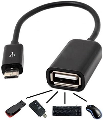 Master Cables Micro USB 2.0 OTG Cable, On The Go Adapter, Male Micro USB to Female USB for LG G4,Samsung S6 Edge S4 S3 Android Smart Phones Tablet...