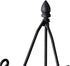 VIP Home and Garden Black Distressed Metal Easel, Small - 8"...