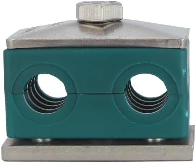 28MM Twin Series Clamp, Polypropylene with Galv Plated Steel Hardware, Weld Mounting...