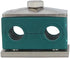28MM Twin Series Clamp, Polypropylene with Galv Plated Steel Hardware, Weld Mounting...