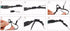 Camera Connectors Loops 2PCS 1.2cm Quick Release Buckle Kit Neck Strap Camera, Black (CAMLOOP)...