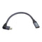 xiwai Left Right Angled USB-C USB 3.1 Type C Male to Female Extension Data Cable with Sleeve for Laptop...