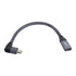 xiwai Left Right Angled USB-C USB 3.1 Type C Male to Female Extension Data Cable with Sleeve for Laptop...