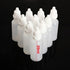 Clear 5ml/10ml/8ml/15ml/20ml/30ml/50ml White Plastic Empty Squeezable Dropper Bottles 50 Pcs Eye Liquid Dropper with Caps (20ml)...