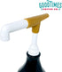 Good Times Coffee Co. Sauce Pump Dispenser (Pack of 2), Fits 87.3 to 90.4 Ounce Bottles, Gold...