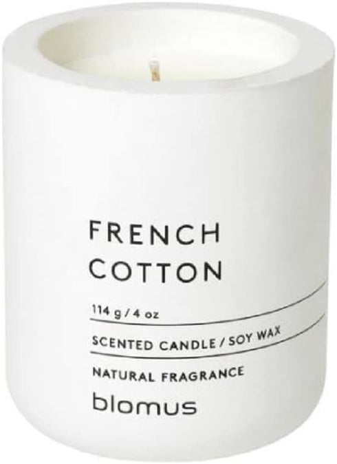 Blomus Fraga Lily White S Candle Soy Wax Concrete...