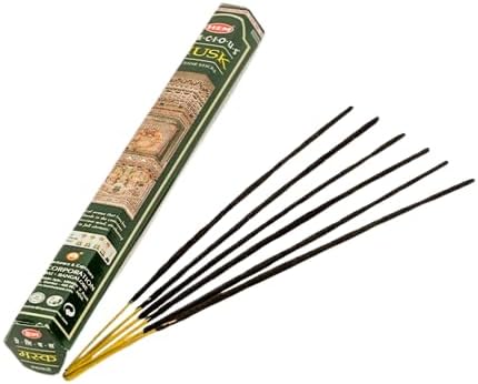 Hem Precious Musk Fragrance Incense Sticks, 120 Count...