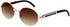 Brown Tint Gold Frame Round Oval Men's Hip Hop Fashion Woodgrain Sunglasses...