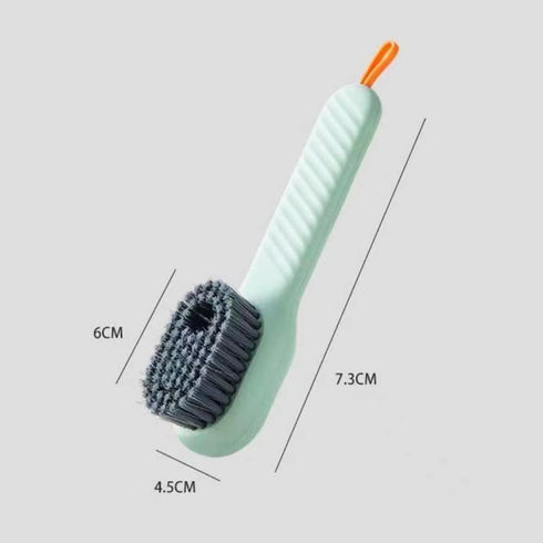 2 in 1 Multifunction Cleaning Brush with hooks, Multifunctional Liquid Shoe Brush, 2024 Newest Cleaning Brush with Soap Dispenser, Injectable Mult...