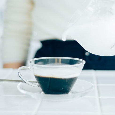 Hario Wide Tea Cup and Saucer Set, 230ml...