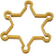 CookieCutterCom Brand Sheriff Badge Cookie Cutter 4 Inch - Hand Made in the USA...